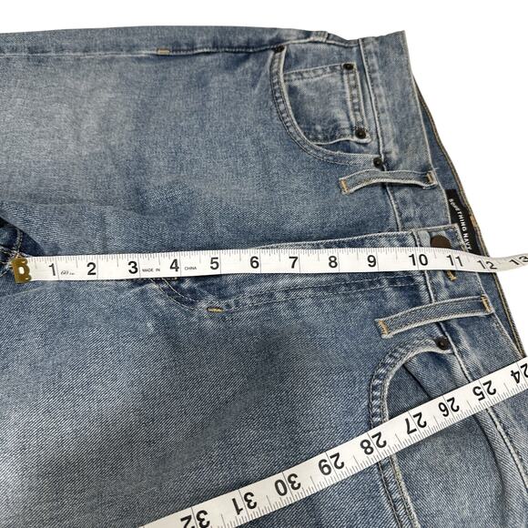 Something Navy Womens Mom Jeans Cotton High Rise Blue Med Wash Size 27 - Picture 5 of 15